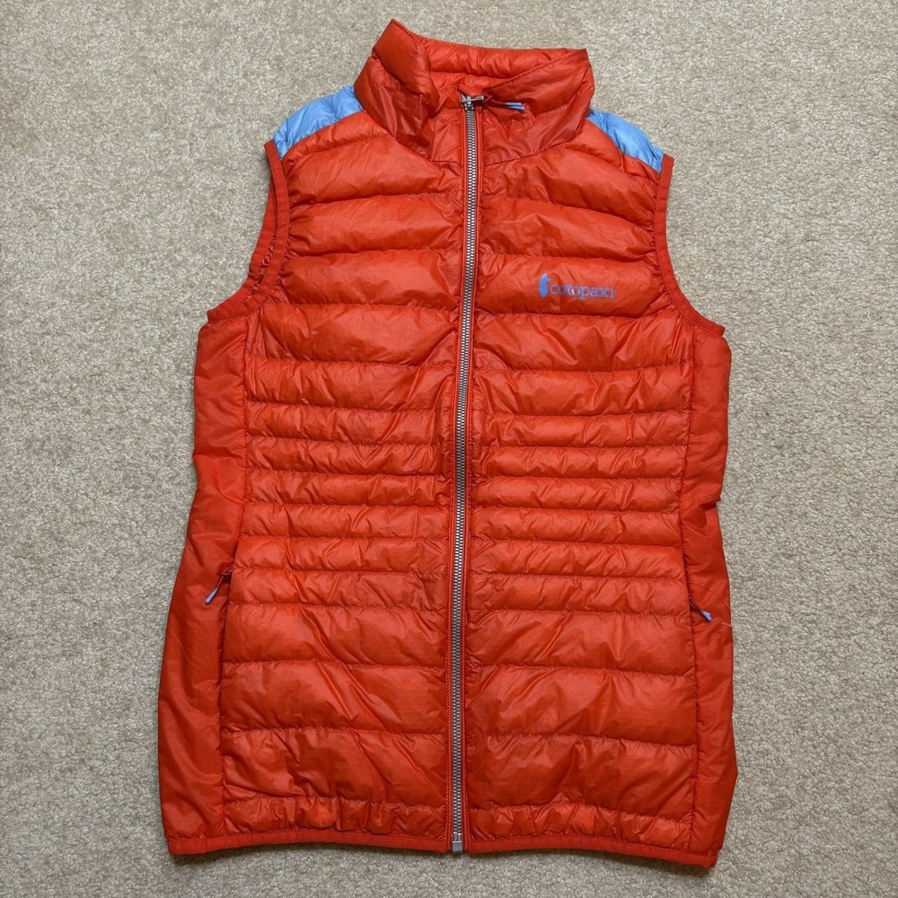 Cotopaxi Fuego LT Vest Womens XS Red 950 Fill Down Quilted Puffer Lightweight
